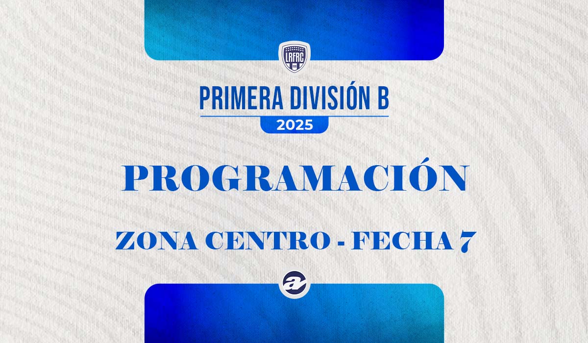 El programa para la séptima fecha de la Zona Centro de Primera B.